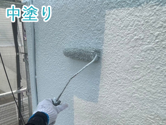 立川市柴崎町にてパーフェクトトップの65-80Bで外壁塗装！ブルーアッシュな仕上がりに♪
