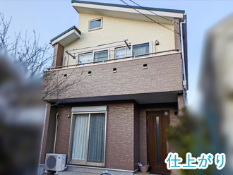 パーフェクトトップで外壁塗装工事！小金井市緑町のお客様邸、色選びの際にはカラーシミュレーション！