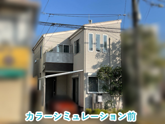 カラーシミュレーション前
