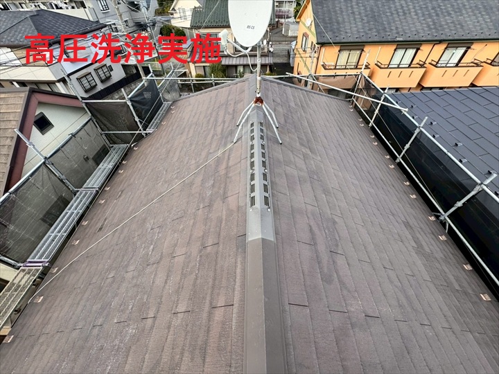 高圧洗浄実施