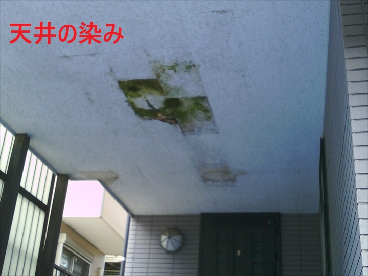 天井の染み