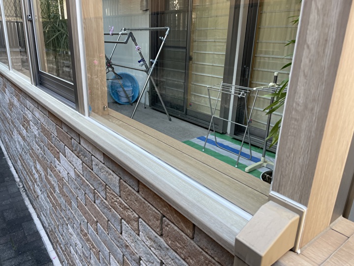 雨漏りの簡易補修工事後のお住まい
