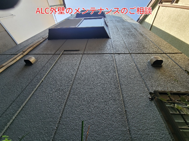 ALC外壁の現地調査
