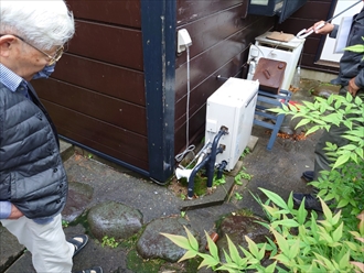 お客様と一緒に確認