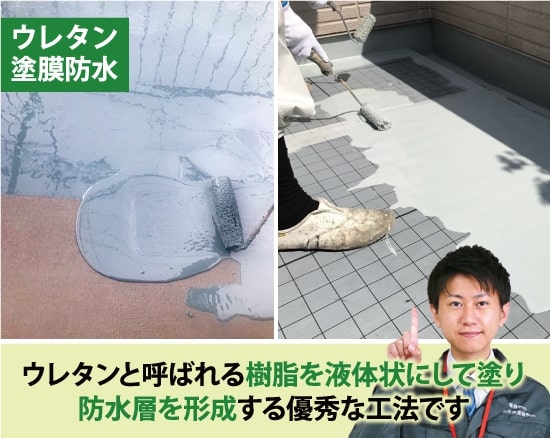 ウレタ塗膜防水とは